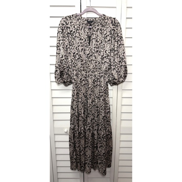 Current Air Dresses & Skirts - Anthropologie Current Air Boho Paisley Tiered Maxi Dress Women's Size XS NWT